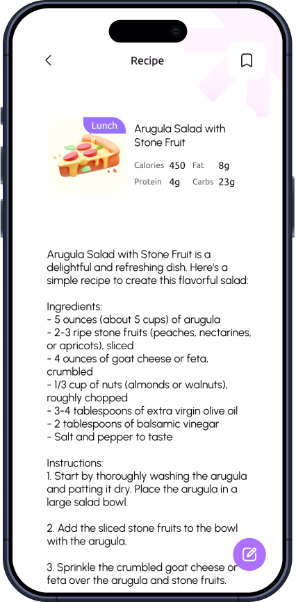 Скриншот приложения Epicure AI